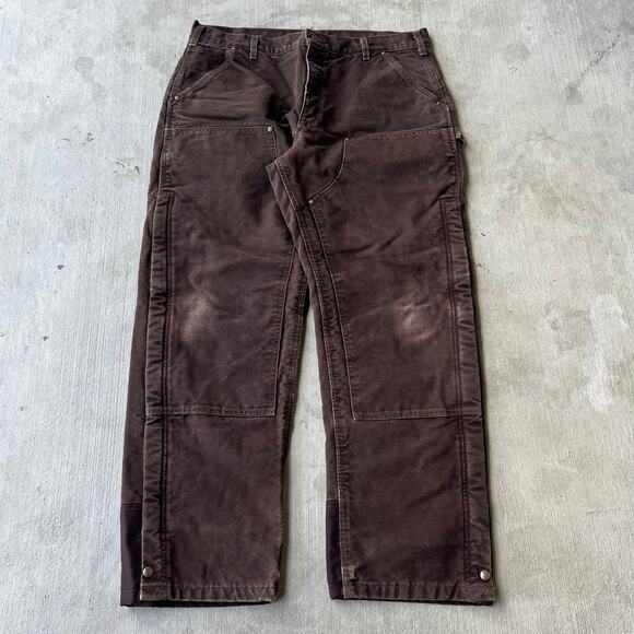 Carhartt Other - Vintage Y2K Carhartt brown insulated double knee work wear carpenter pants